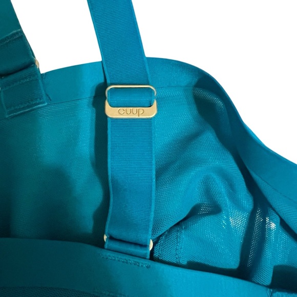 Cuup the Balconette Mesh Bra in Turquoise size 40F - Picture 5 of 7